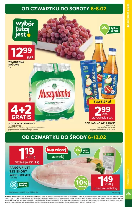 Stokrotka - gazetka promocyjna Gazetka Market od czwartku 06.02 do środy 12.02 - strona 3