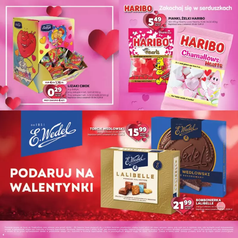 Stokrotka - gazetka promocyjna Walentynki  do środy 19.02 - strona 4