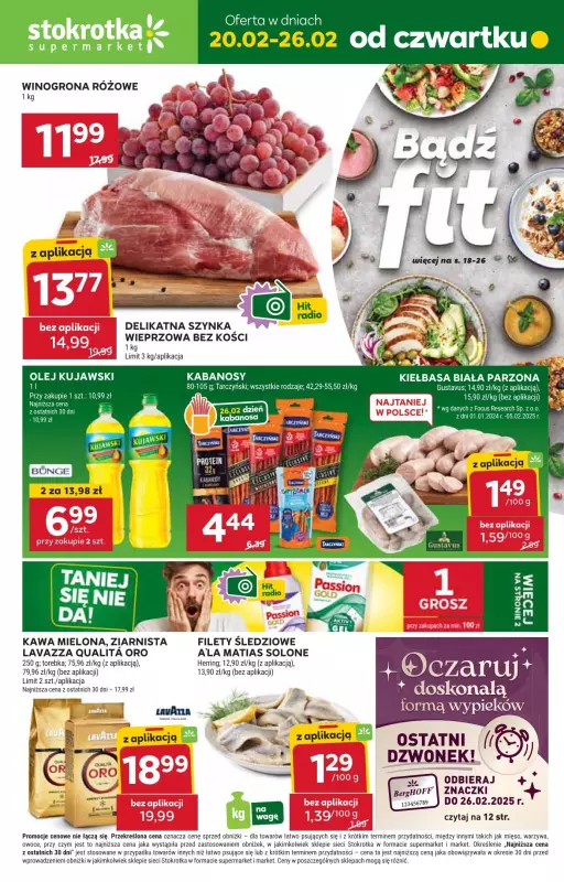 Stokrotka - gazetka promocyjna Gazetka Supermarket od czwartku 20.02 do środy 26.02