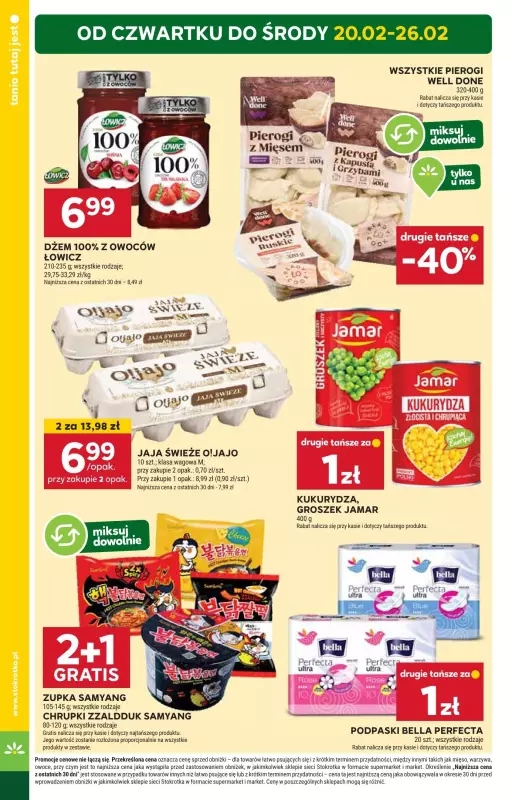 Stokrotka - gazetka promocyjna Gazetka Supermarket od czwartku 20.02 do środy 26.02 - strona 4