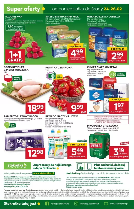 Stokrotka - gazetka promocyjna Gazetka Supermarket od czwartku 20.02 do środy 26.02 - strona 39