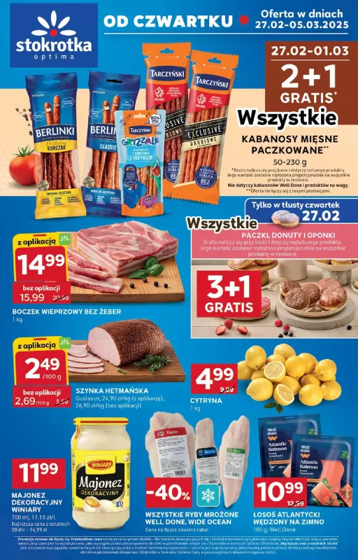 Stokrotka - gazetka promocyjna Gazetka Optima od czwartku 27.02 do środy 05.03