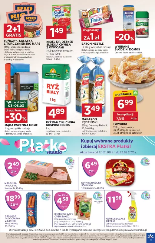 Stokrotka - gazetka promocyjna Gazetka Optima od czwartku 27.02 do środy 05.03 - strona 11