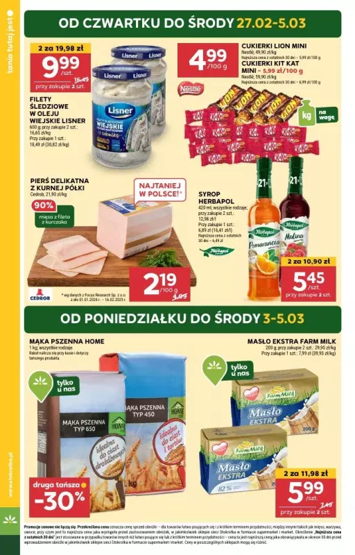 Stokrotka - gazetka promocyjna Gazetka Supermarket od czwartku 27.02 do środy 05.03 - strona 4