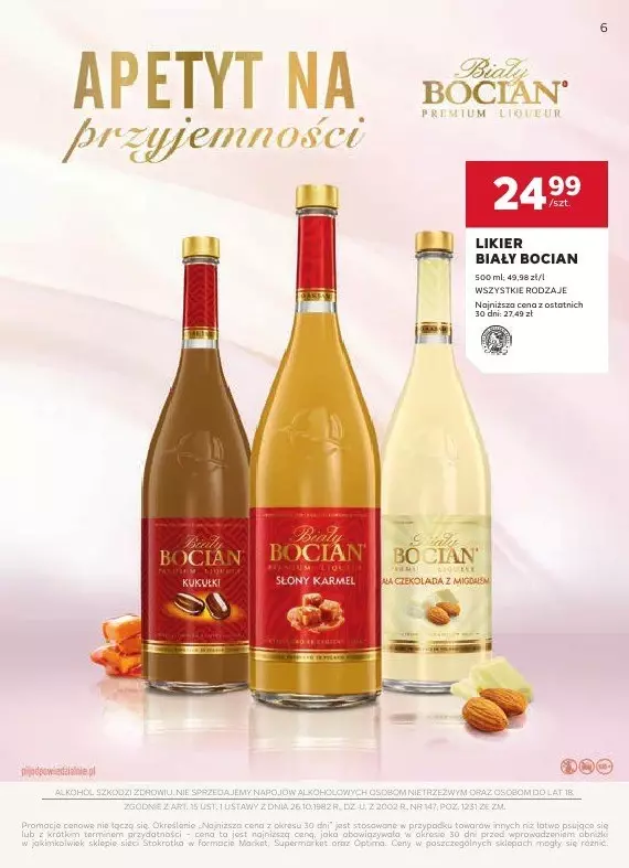 Stokrotka - gazetka promocyjna Oferta alkoholowa od poniedziałku 03.03 do środy 26.03 - strona 6