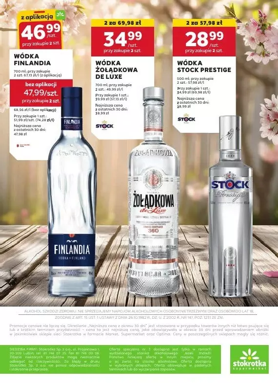 Stokrotka - gazetka promocyjna Oferta alkoholowa od poniedziałku 03.03 do środy 26.03 - strona 16