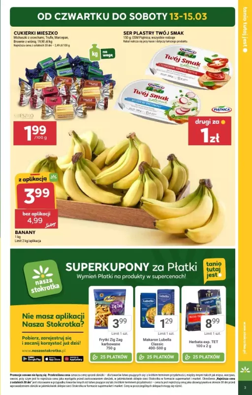 Stokrotka - gazetka promocyjna Gazetka Supermarket od czwartku 13.03 do środy 19.03 - strona 3