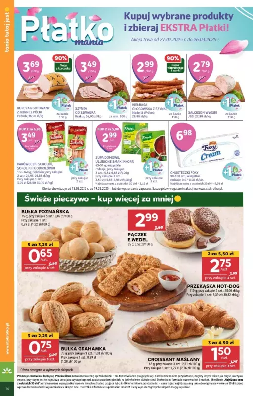 Stokrotka - gazetka promocyjna Gazetka Market od czwartku 13.03 do środy 19.03 - strona 16