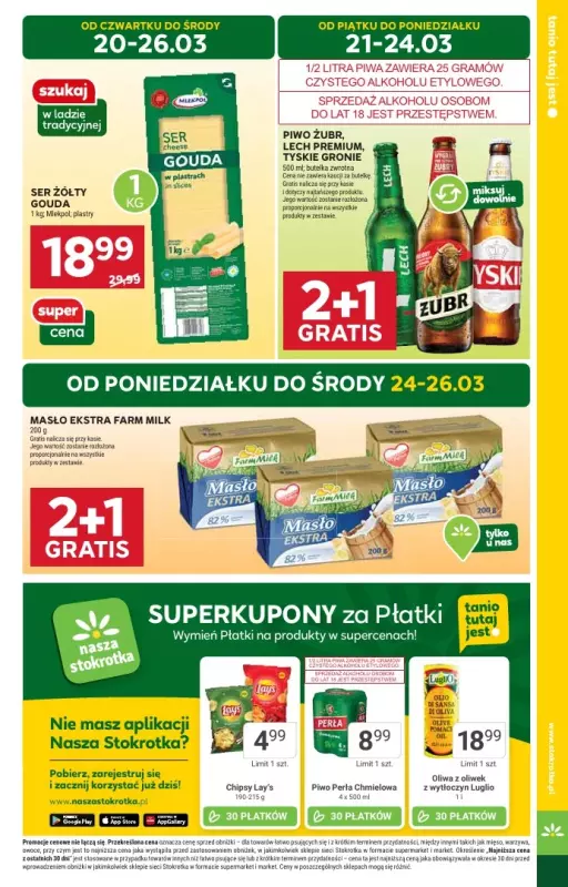 Stokrotka - gazetka promocyjna Gazetka Supermarket od czwartku 20.03 do środy 26.03 - strona 5