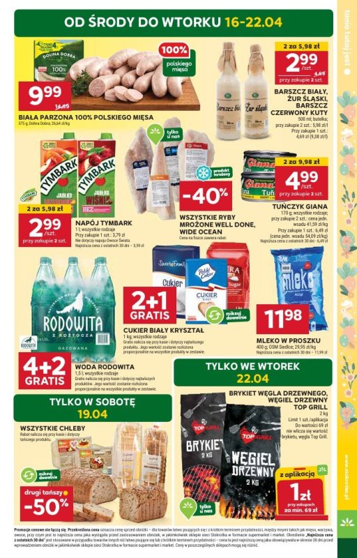 Stokrotka - gazetka promocyjna Gazetka Supermarket od środy 16.04 do wtorku 22.04 - strona 5