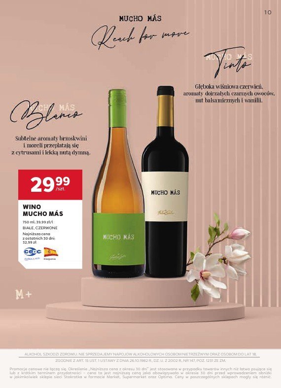 Stokrotka - gazetka promocyjna W dobrym smaku od poniedziałku 28.04 do środy 21.05 - strona 10