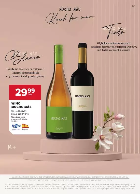 Stokrotka - gazetka promocyjna W dobrym smaku od poniedziałku 28.04 do środy 21.05 - strona 10
