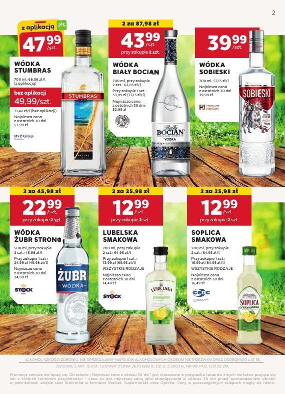 Stokrotka - gazetka promocyjna W dobrym smaku od poniedziałku 28.04 do środy 21.05 - strona 2