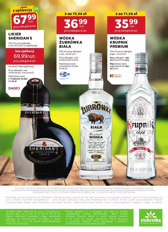 Stokrotka - gazetka promocyjna W dobrym smaku od poniedziałku 28.04 do środy 21.05 - strona 16