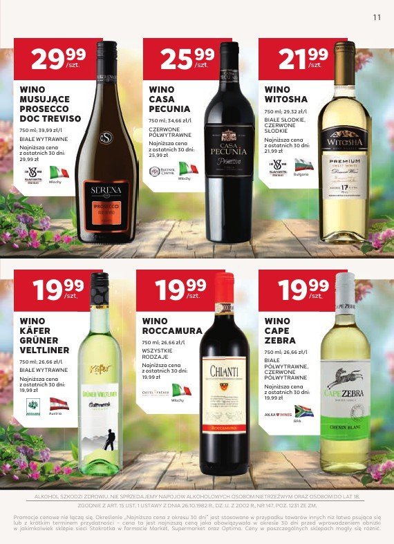 Stokrotka - gazetka promocyjna W dobrym smaku od poniedziałku 28.04 do środy 21.05 - strona 11