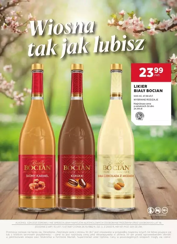 Stokrotka - gazetka promocyjna W dobrym smaku od poniedziałku 28.04 do środy 21.05 - strona 8
