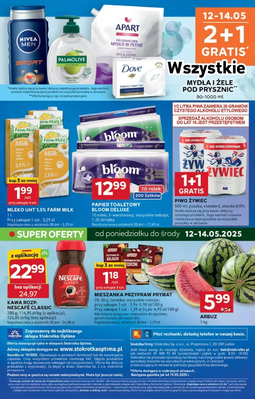Stokrotka - gazetka promocyjna Gazetka Optima od czwartku 08.05 do środy 14.05 - strona 16
