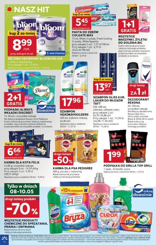 Stokrotka - gazetka promocyjna Gazetka Optima od czwartku 08.05 do środy 14.05 - strona 14
