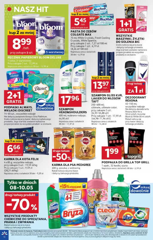 Stokrotka - gazetka promocyjna Gazetka Optima od czwartku 08.05 do środy 14.05 - strona 14