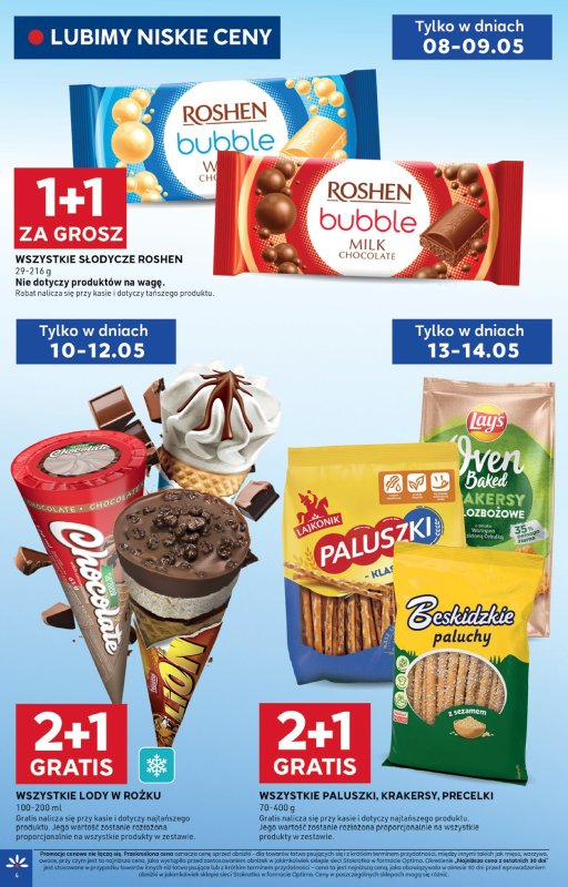 Stokrotka - gazetka promocyjna Gazetka Optima od czwartku 08.05 do środy 14.05 - strona 4