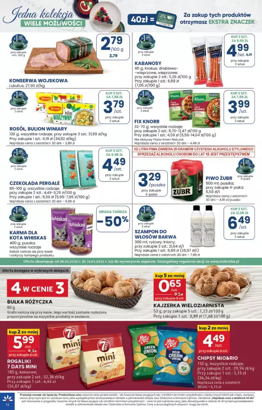 Stokrotka - gazetka promocyjna Gazetka Optima od czwartku 08.05 do środy 14.05 - strona 12