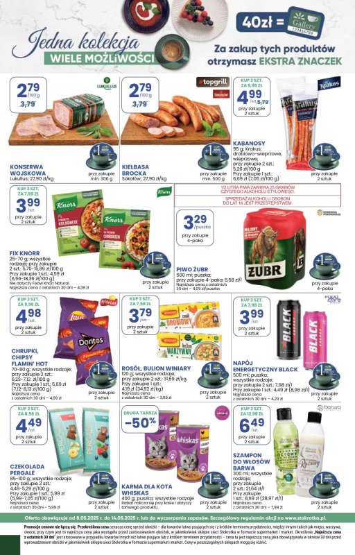 Stokrotka - gazetka promocyjna Gazetka Supermarket od czwartku 08.05 do środy 14.05 - strona 24