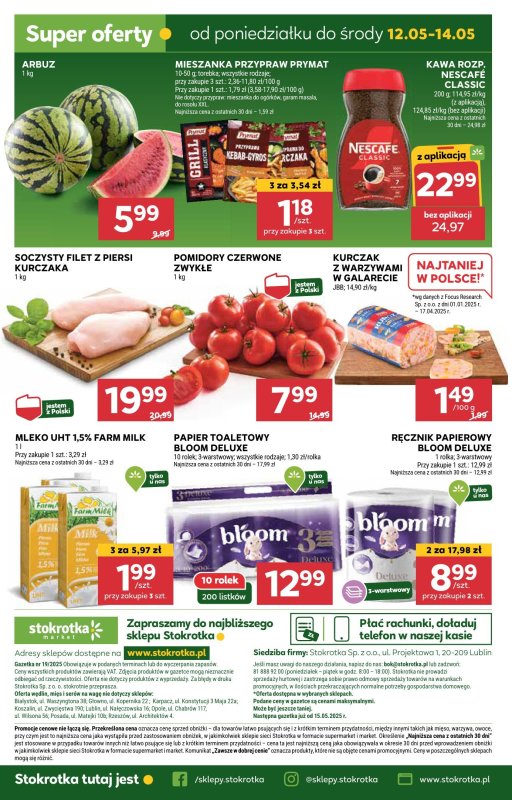 Stokrotka - gazetka promocyjna Gazetka Market od czwartku 08.05 do środy 14.05 - strona 18