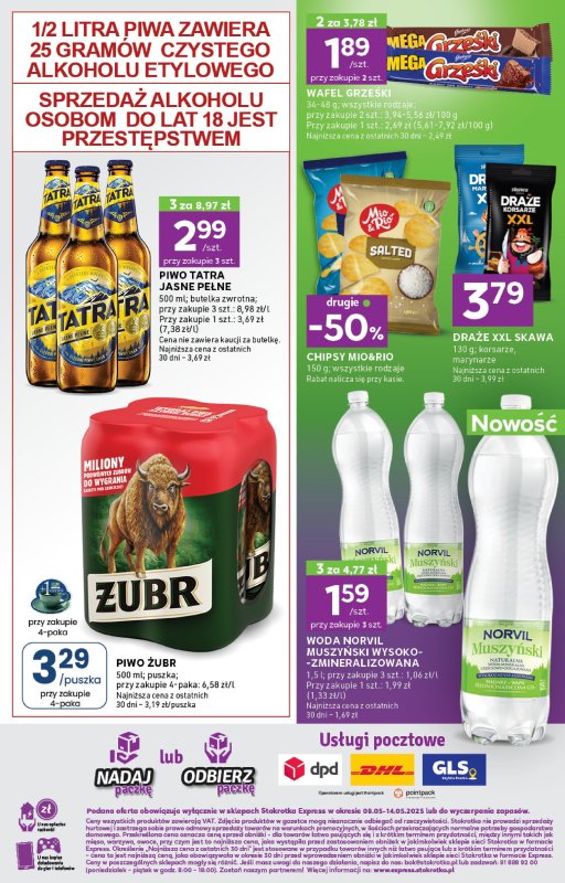 Stokrotka - gazetka promocyjna Gazetka Express od czwartku 08.05 do środy 14.05 - strona 5