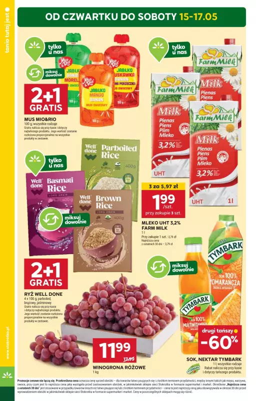Stokrotka - gazetka promocyjna Gazetka Supermarket od czwartku 15.05 do środy 21.05 - strona 2