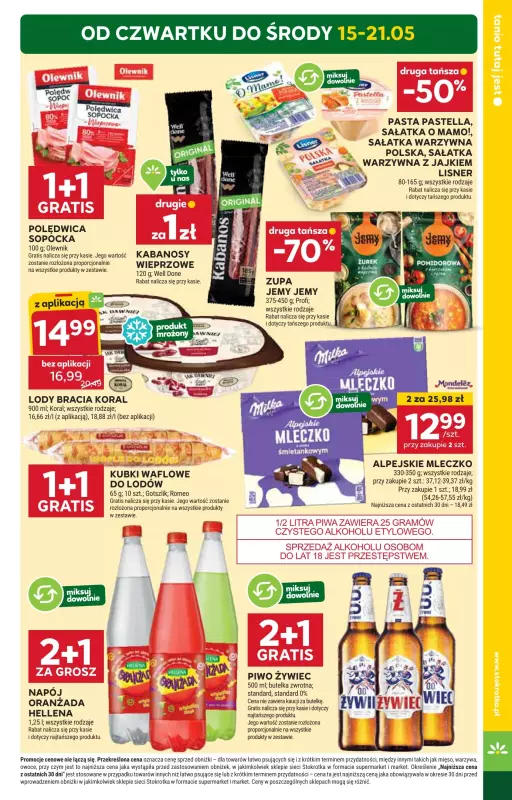 Stokrotka - gazetka promocyjna Gazetka Supermarket od czwartku 15.05 do środy 21.05 - strona 3