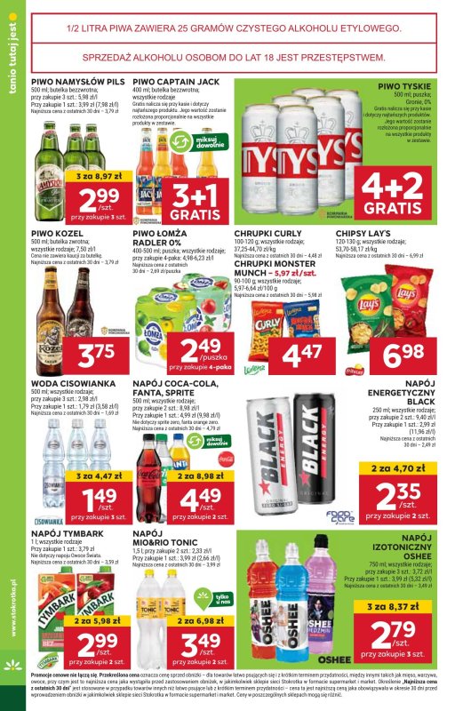 Stokrotka - gazetka promocyjna Gazetka Supermarket od czwartku 15.05 do środy 21.05 - strona 34