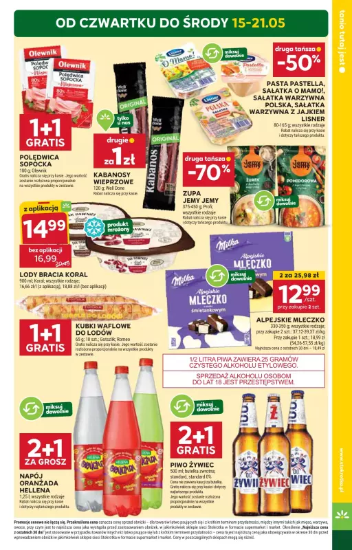 Stokrotka - gazetka promocyjna Gazetka Market od czwartku 15.05 do środy 21.05 - strona 3