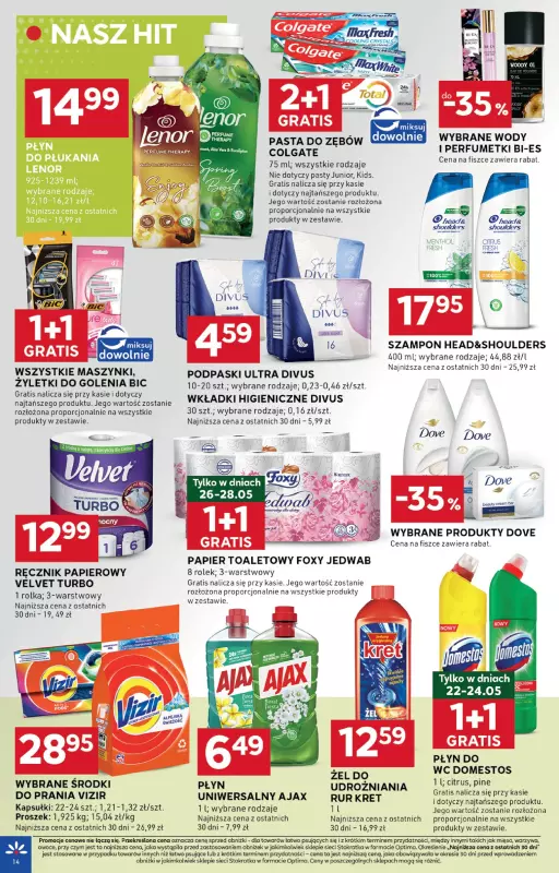 Stokrotka - gazetka promocyjna Gazetka Optima od czwartku 22.05 do środy 28.05 - strona 14