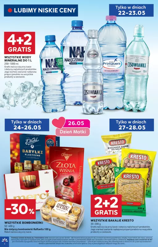 Stokrotka - gazetka promocyjna Gazetka Optima od czwartku 22.05 do środy 28.05 - strona 4