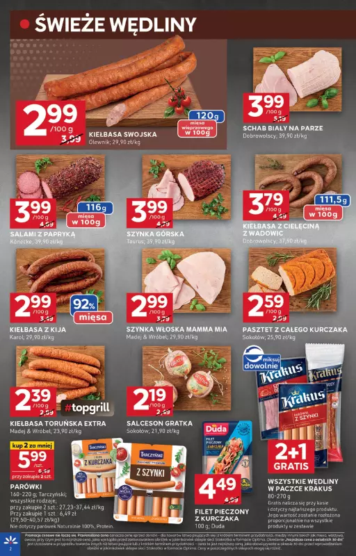 Stokrotka - gazetka promocyjna Gazetka Optima od czwartku 22.05 do środy 28.05 - strona 2