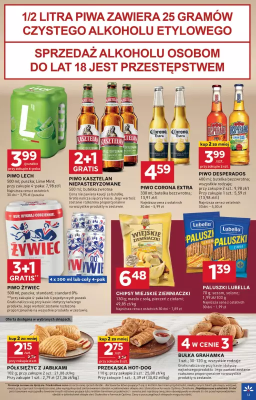Stokrotka - gazetka promocyjna Gazetka Optima od czwartku 22.05 do środy 28.05 - strona 13