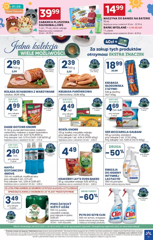 Stokrotka - gazetka promocyjna Gazetka Optima od czwartku 22.05 do środy 28.05 - strona 15