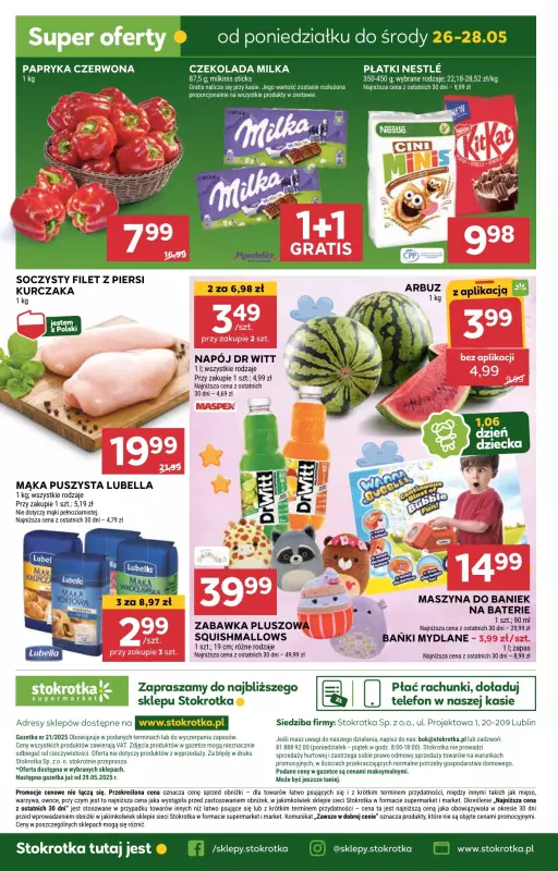 Stokrotka - gazetka promocyjna Gazetka Supermarket od czwartku 22.05 do środy 28.05 - strona 41