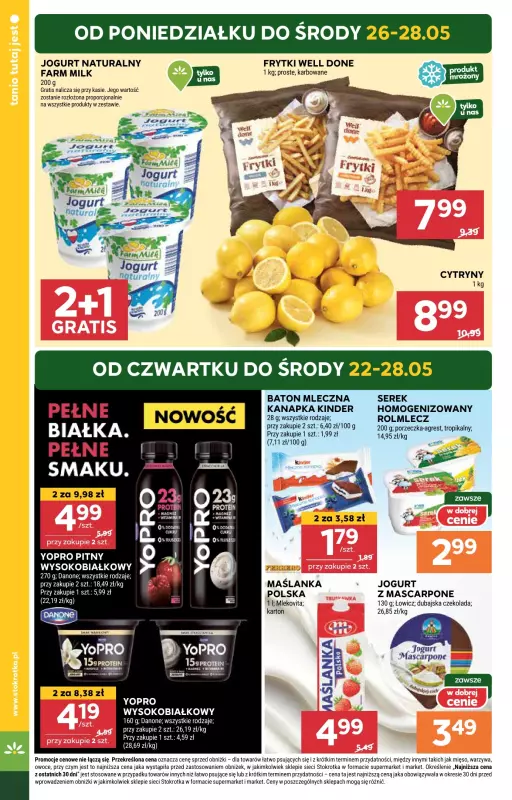 Stokrotka - gazetka promocyjna Gazetka Supermarket od czwartku 22.05 do środy 28.05 - strona 4