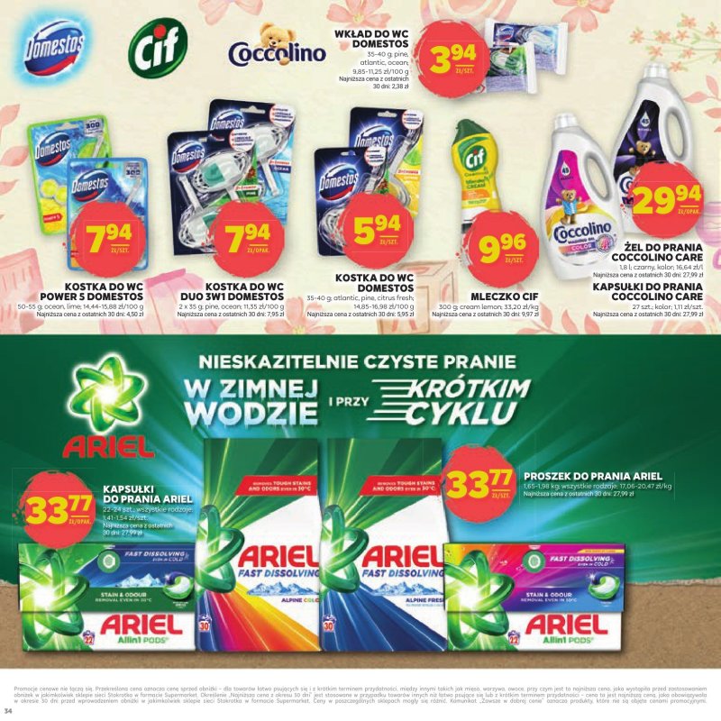Stokrotka - gazetka promocyjna Dzień Matki i Dziecka od czwartku 22.05 do środy 04.06 - strona 34