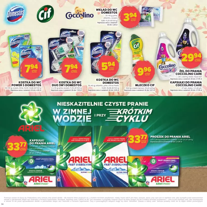 Stokrotka - gazetka promocyjna Dzień Matki i Dziecka od czwartku 22.05 do środy 04.06 - strona 34
