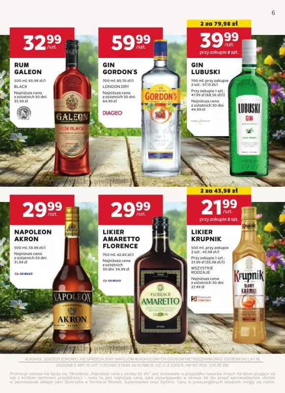 Stokrotka - gazetka promocyjna W dobrym smaku od czwartku 22.05 do poniedziałku 16.06 - strona 6