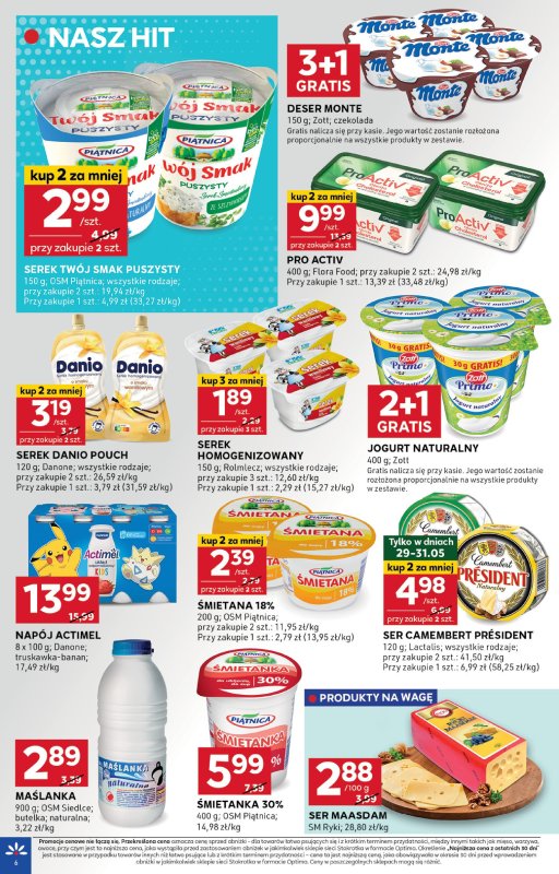 Stokrotka - gazetka promocyjna Gazetka Optima od czwartku 29.05 do środy 04.06 - strona 6