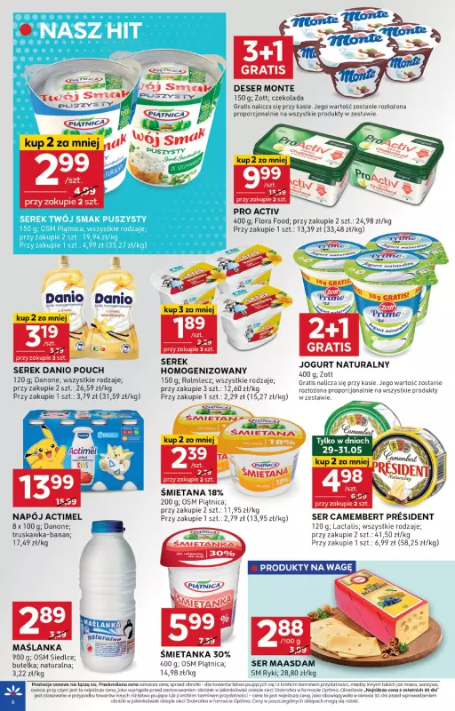 Stokrotka - gazetka promocyjna Gazetka Optima od czwartku 29.05 do środy 04.06 - strona 6