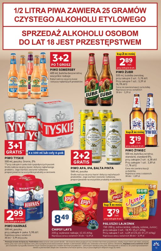 Stokrotka - gazetka promocyjna Gazetka Optima od czwartku 29.05 do środy 04.06 - strona 13