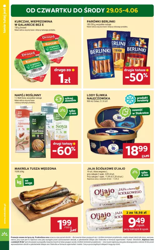 Stokrotka - gazetka promocyjna Gazetka Market  do środy 04.06 - strona 2