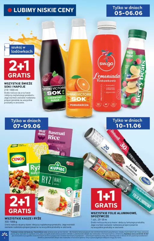 Stokrotka - gazetka promocyjna Gazetka Optima od czwartku 05.06 do środy 11.06 - strona 4
