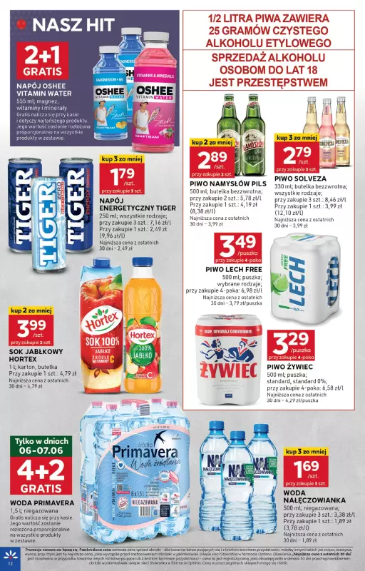 Stokrotka - gazetka promocyjna Gazetka Optima od czwartku 05.06 do środy 11.06 - strona 12