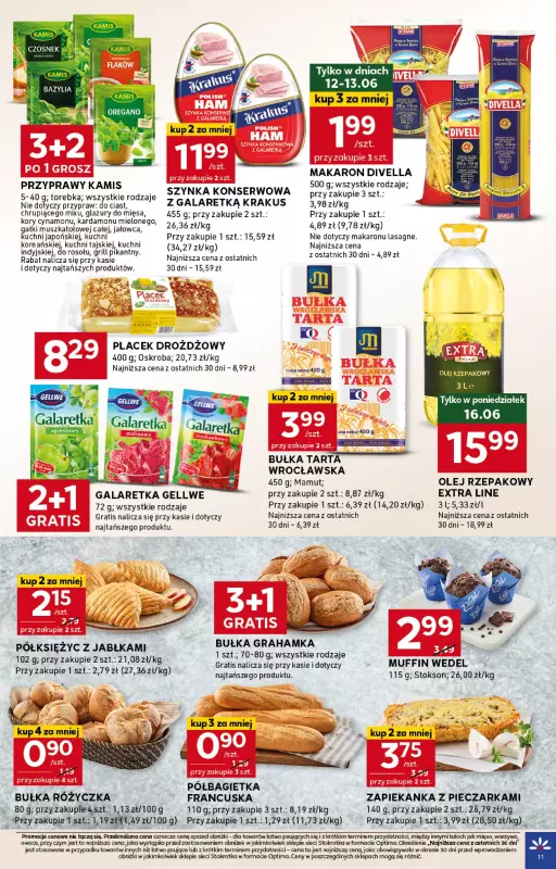 Stokrotka - gazetka promocyjna Gazetka Optima od czwartku 12.06 do poniedziałku 16.06 - strona 11