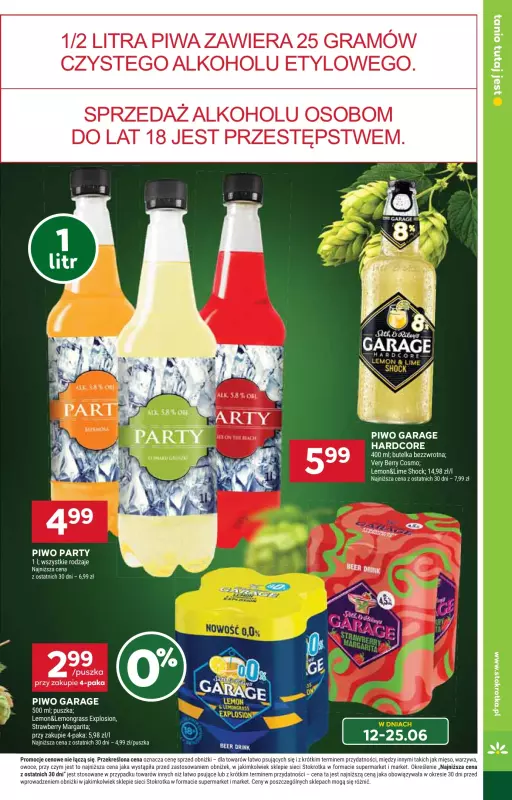 Stokrotka - gazetka promocyjna Gazetka Market od czwartku 12.06 do poniedziałku 16.06 - strona 19
